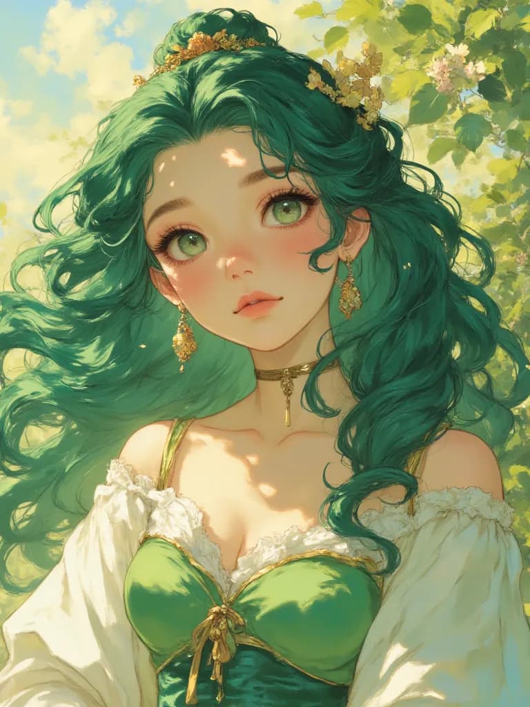 Thumbnail of 	Princess Elowen Viridia (Elowen means “elm tree,” tied to nature)