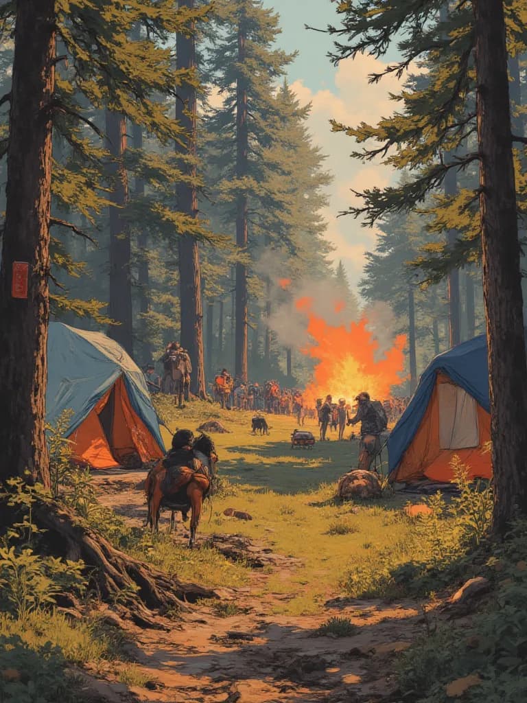 Thumbnail of Кемпинг в счастливый день