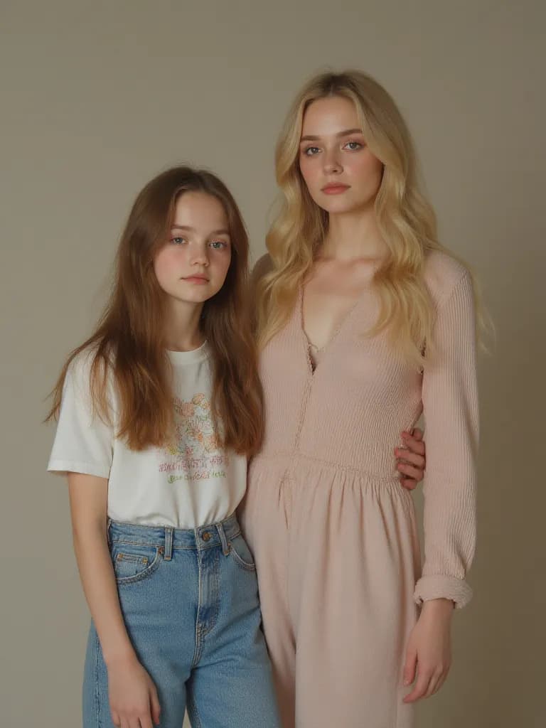 Thumbnail of A friend Marlene and her sister Marie