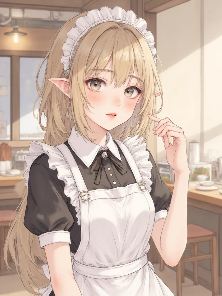 Thumbnail of A maid in an elf bar.