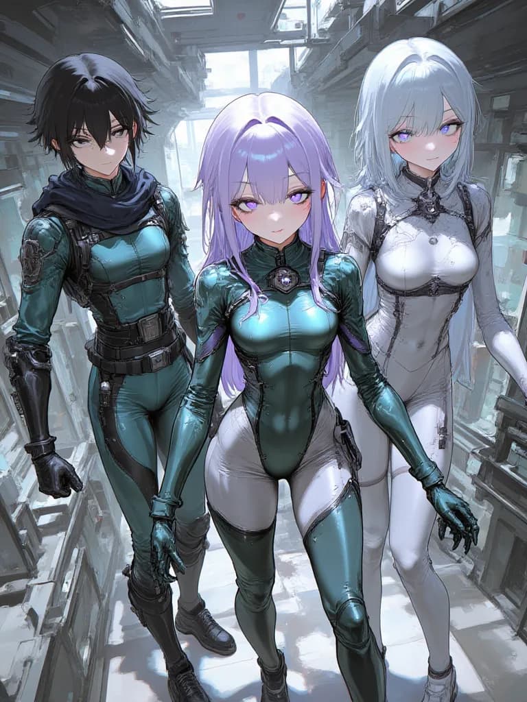 Thumbnail of The Starlight Sentinels (Kaelen, Zylia, Lyra)