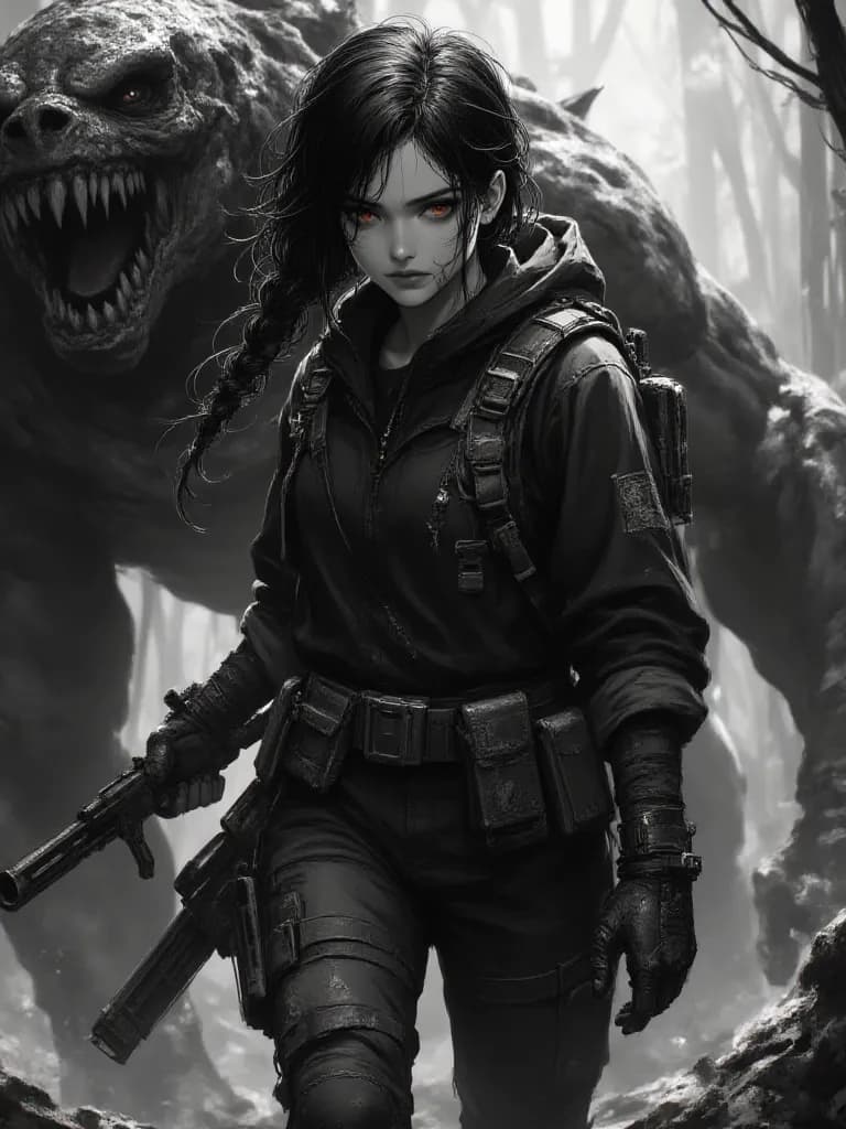 Thumbnail of Group of hunters