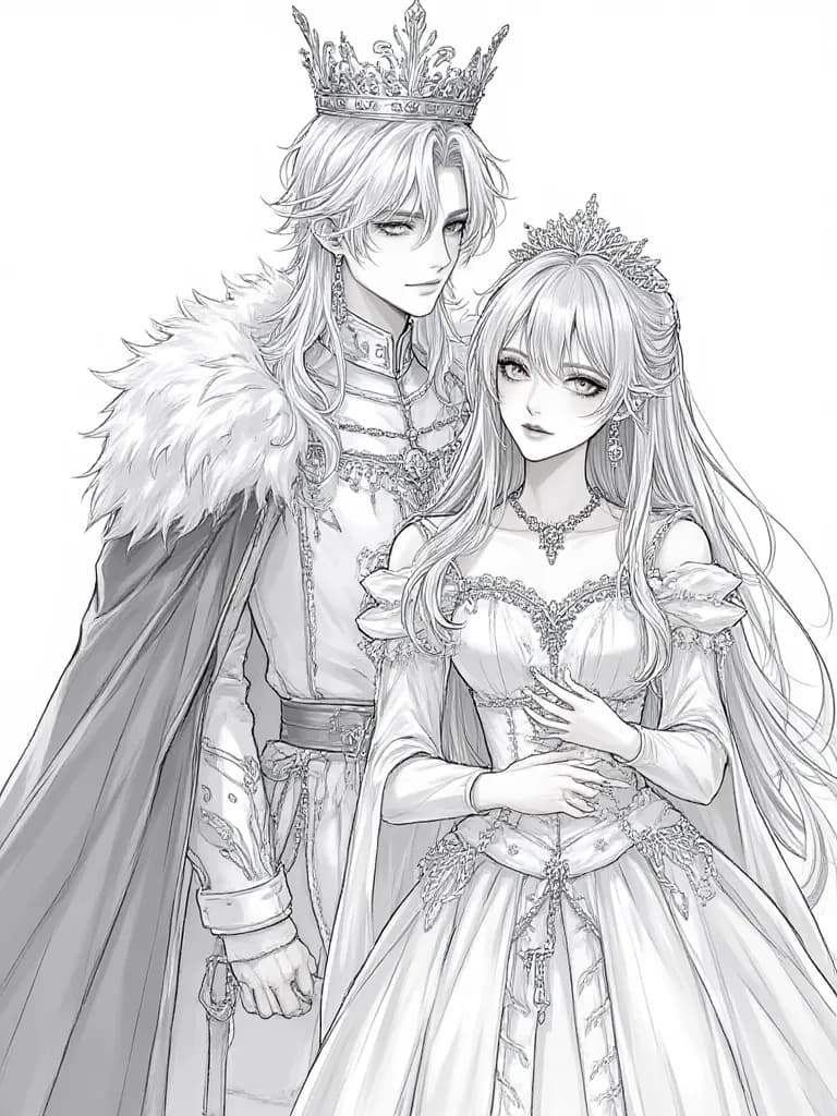 Thumbnail of A world with a king and queen and prince and princess 
