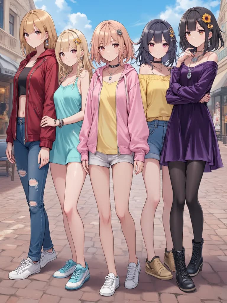 Thumbnail of 5 beautiful girls is rejecting 50 guys