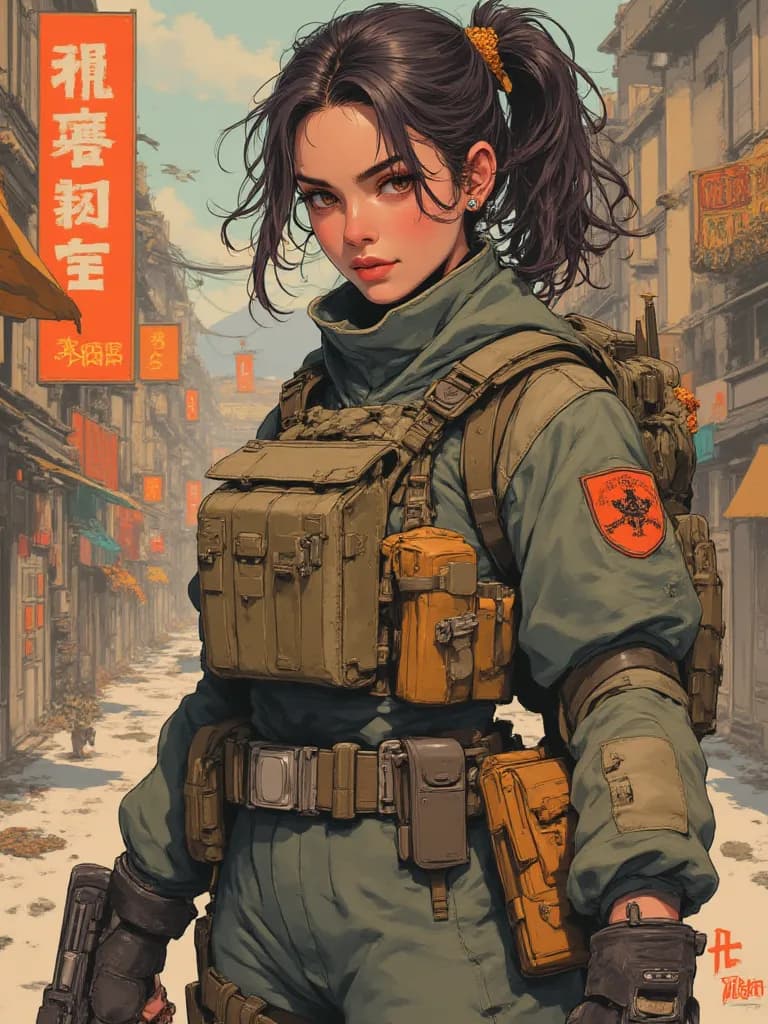Thumbnail of Military girl/medic girl