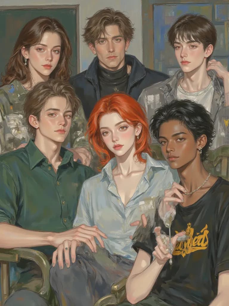 Thumbnail of Lily, mark, black, fred, y luna