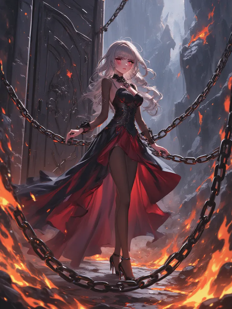 Thumbnail of The queen of the spirit realm locked in iron chains