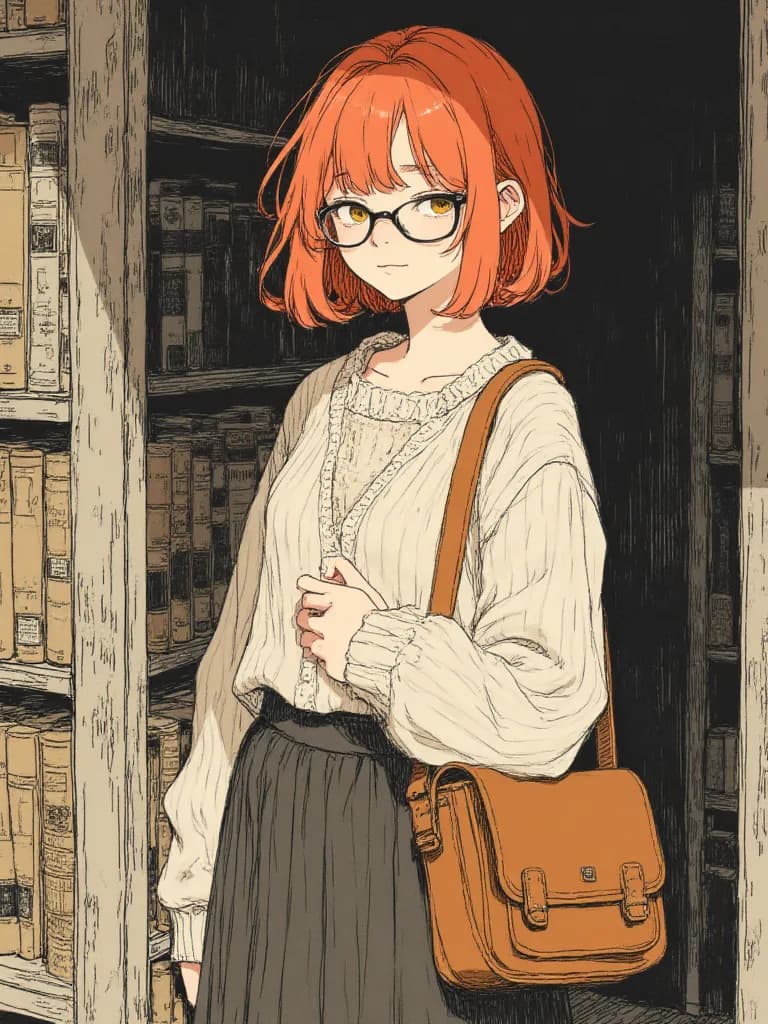 Thumbnail of ❕️You found a girl alone in the library 📚