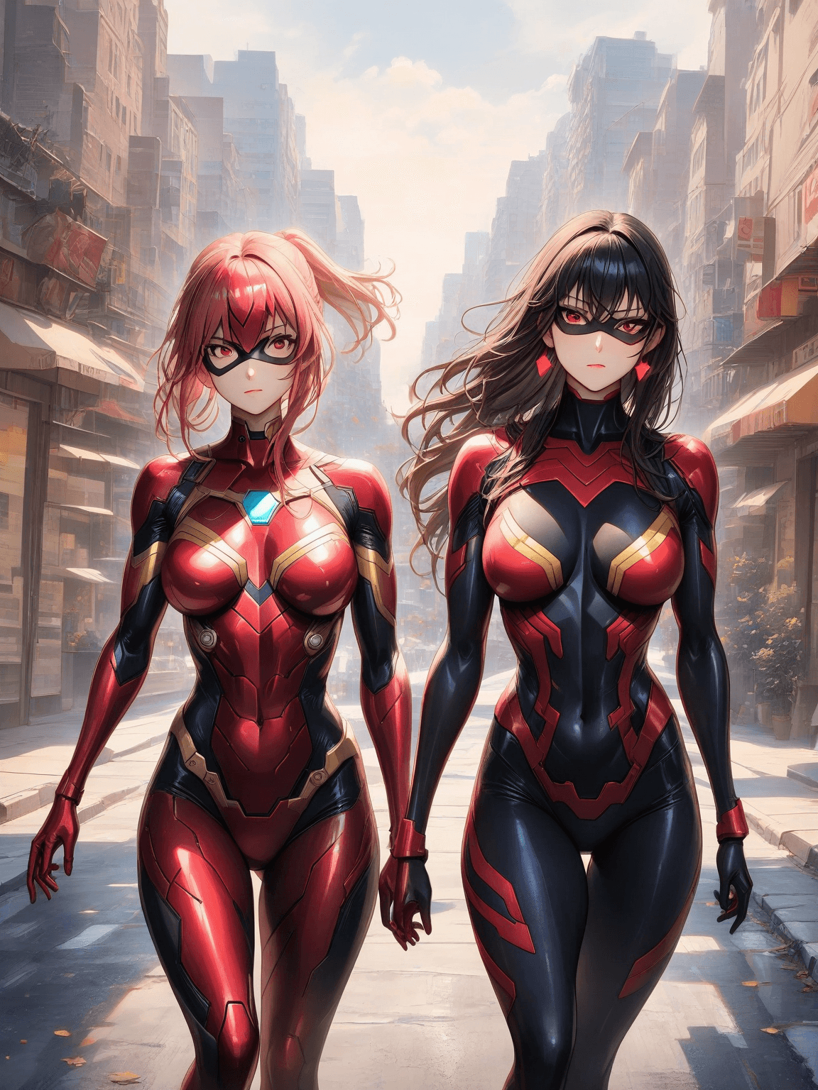 Thumbnail of Iron Woman et Spider-Woman