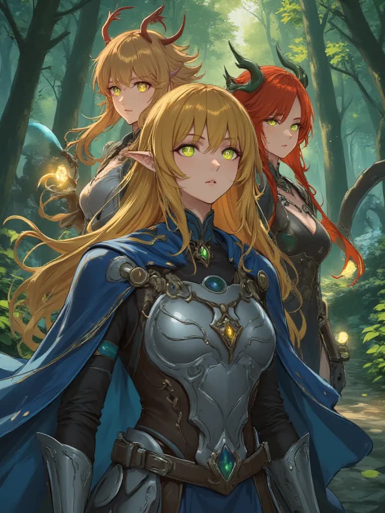 Thumbnail of Seraphina, Lyra, and Orion