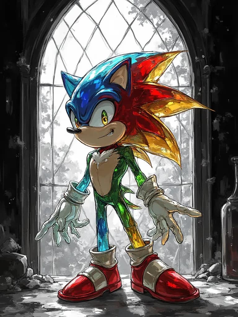 Thumbnail of Mr shard the hedgehog the master of glass 