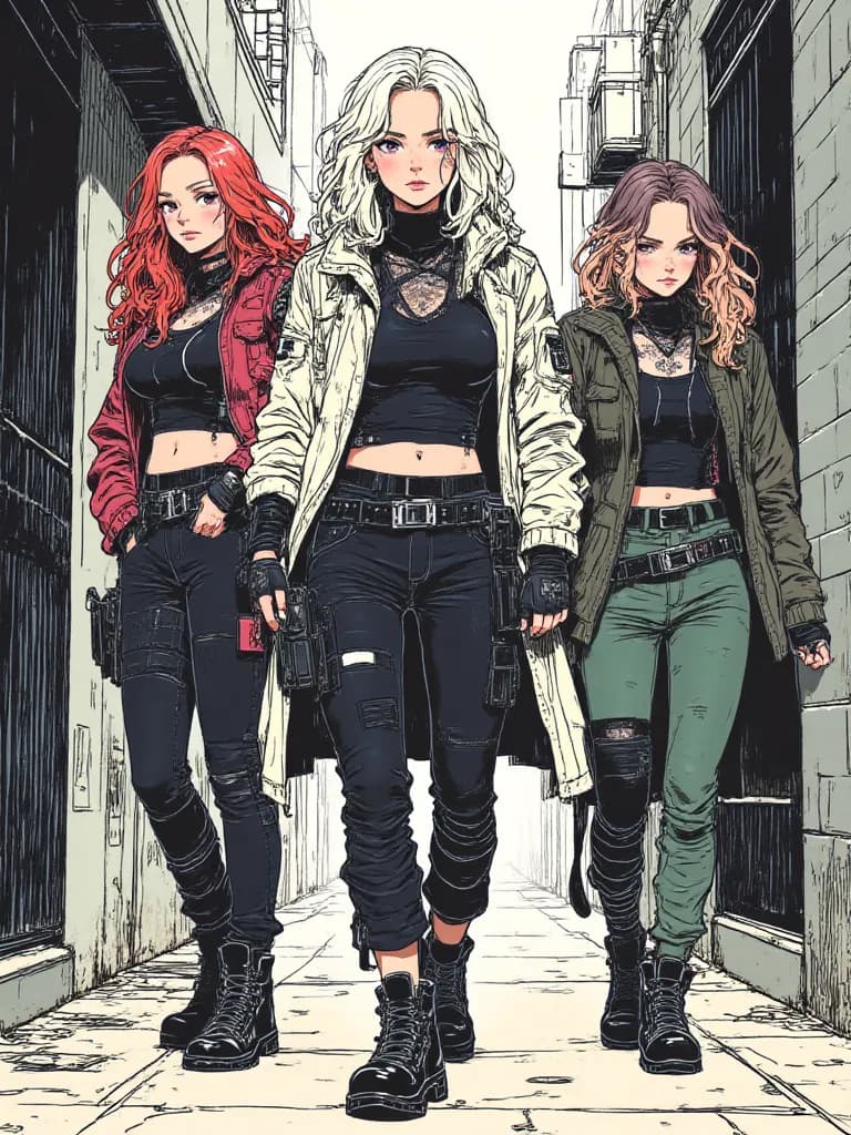 Thumbnail of The Neon Sirens (Anya, Kira, Lena)