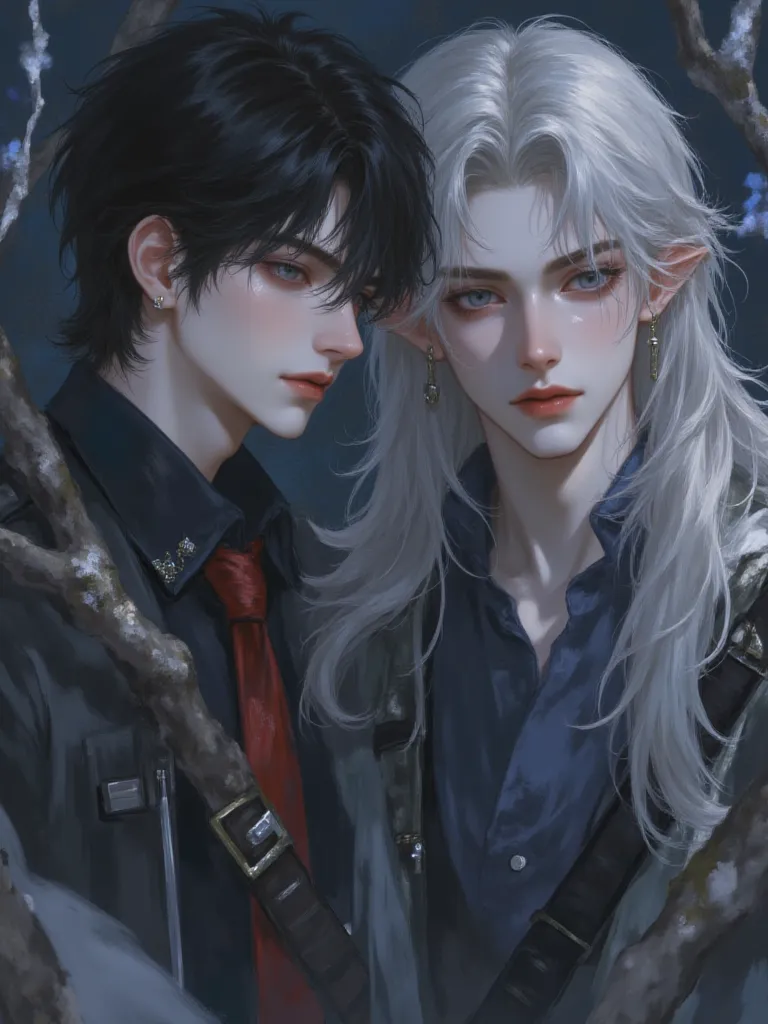Thumbnail of Luca with white hair while Seth has black hair