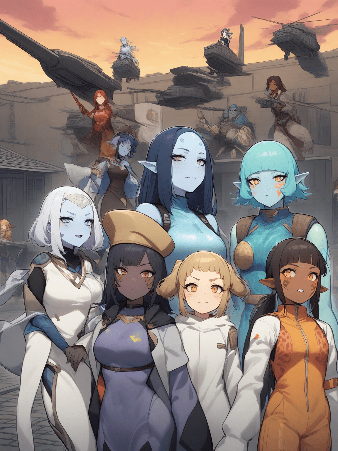 Thumbnail of Squad of Young Female Padawans 