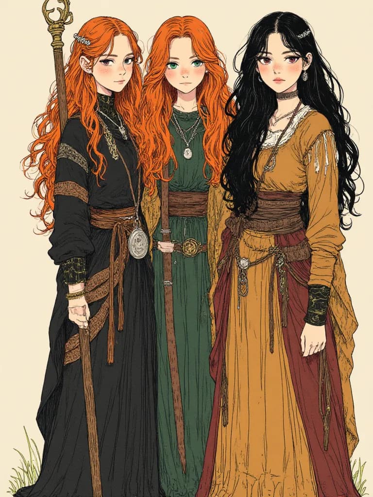 Thumbnail of Emily, Eve, and Erin Baxter