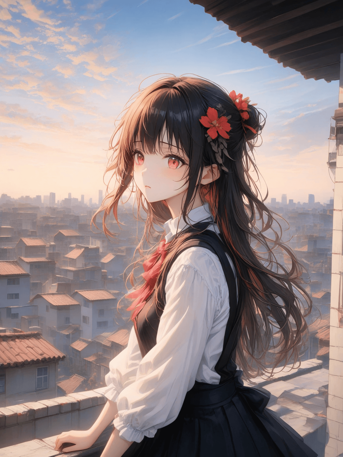 Thumbnail of Girl on the roof 