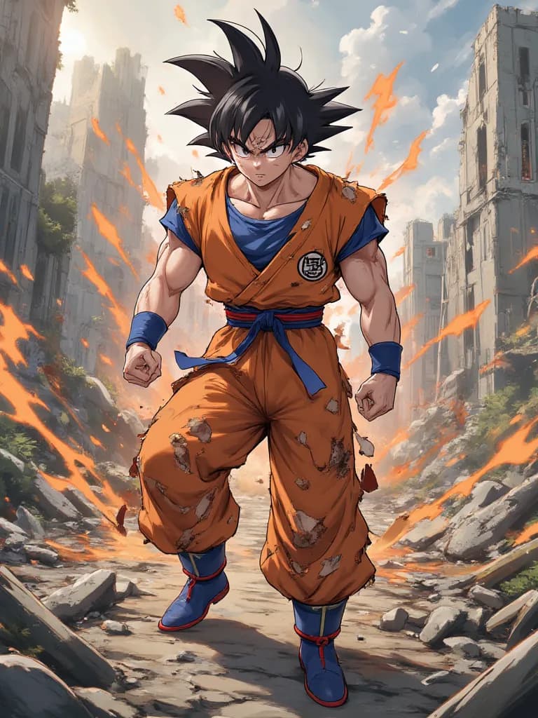 Thumbnail of Son Goku (Cyborg Zombie Apocalypse)