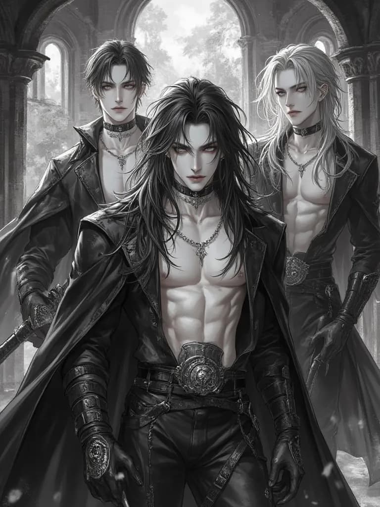 Thumbnail of The Four Lords of Night (Dracula, Alucard, Godbrand, Isaac)
