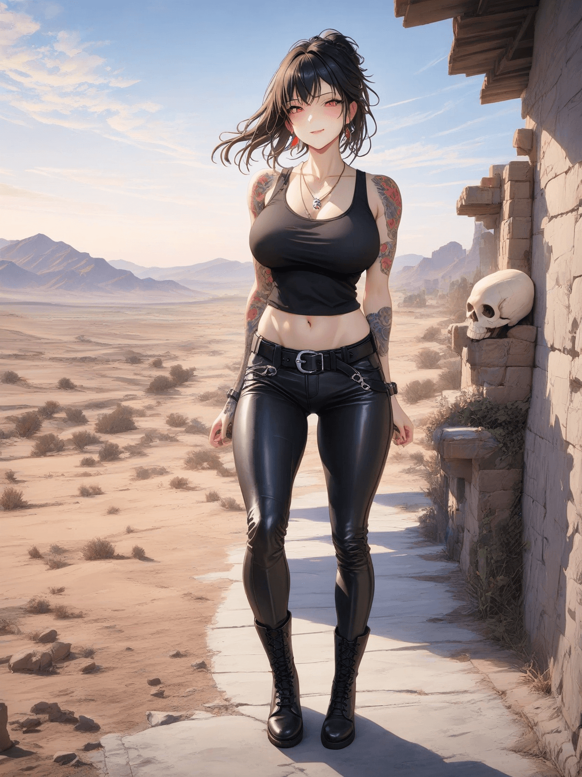 Thumbnail of Raven - Tattooed Biker Girlfriend. 