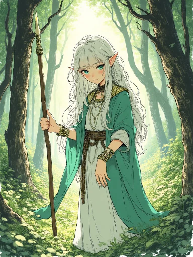 Thumbnail of Elara, Guardian of the Whispering Glades
