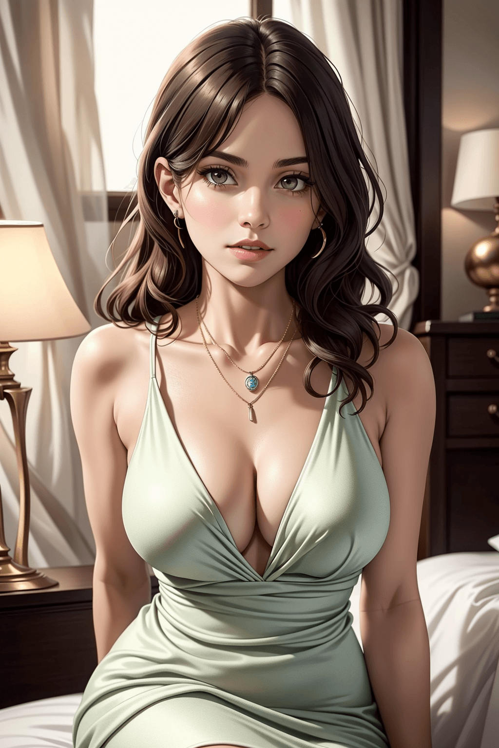 Thumbnail of (Вздыхая) Я больше не могу этого терпеть, этот дом превратился в настоящую тюрьму. Каждый раз, когда я пытаюсь выйти на улицу, меня встречают взгляды, полные осуждения.