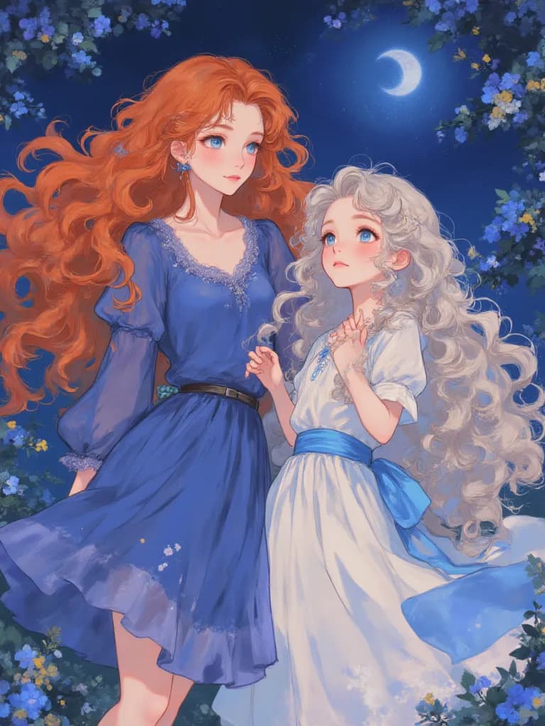 Thumbnail of Полярное сияние и Луна