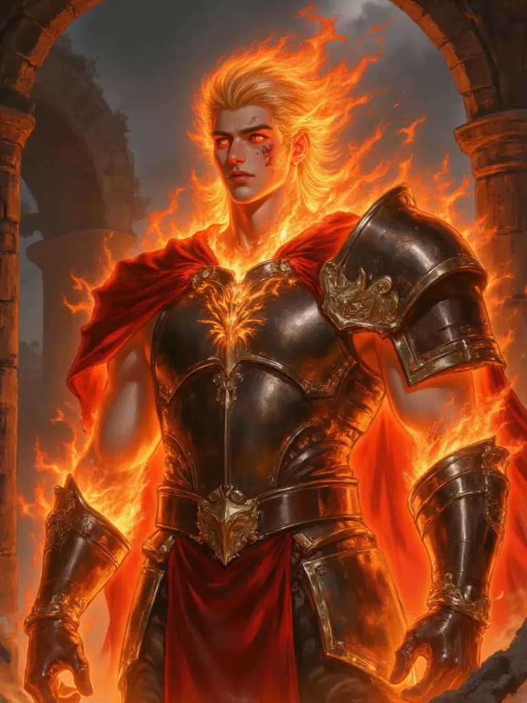 Thumbnail of Aethelred, The Blazeborn Knight
