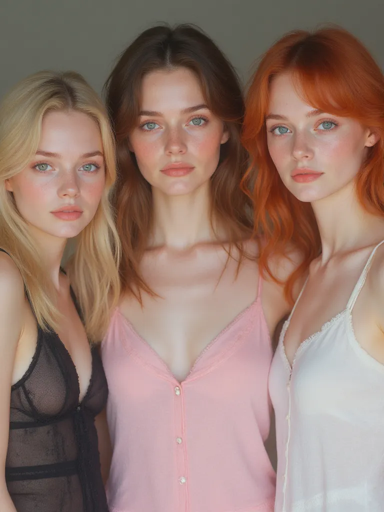 Thumbnail of The three sisters in their room