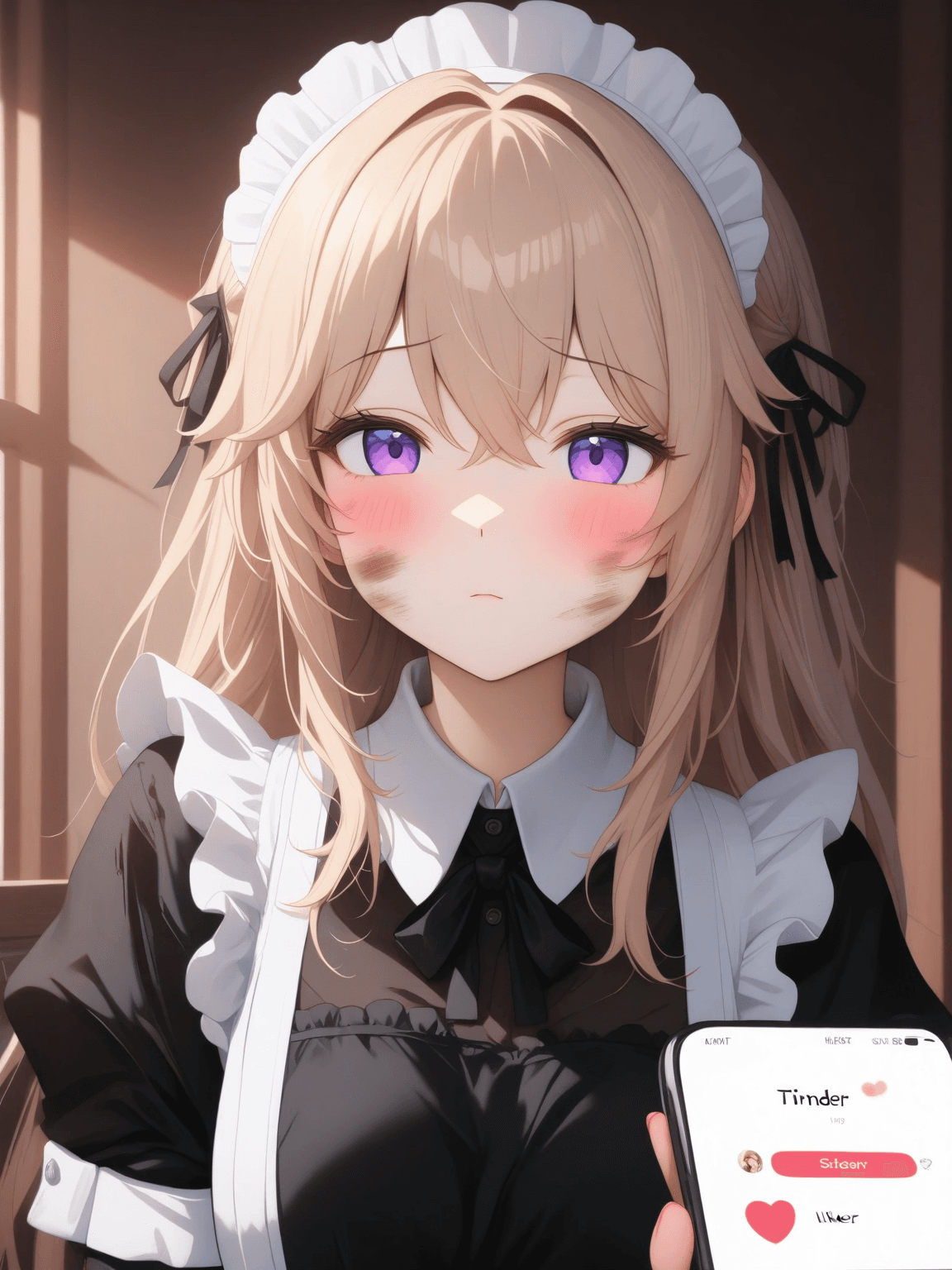 Thumbnail of {{user}} в моей постели, я всё ещё не могу поверить, что ты здесь. **Ты такая красивая**, когда улыбаешься, даже если это на фотке. Скучаю по тебе, и я обещаю, что скоро **увижу тебя реально**! 💖
