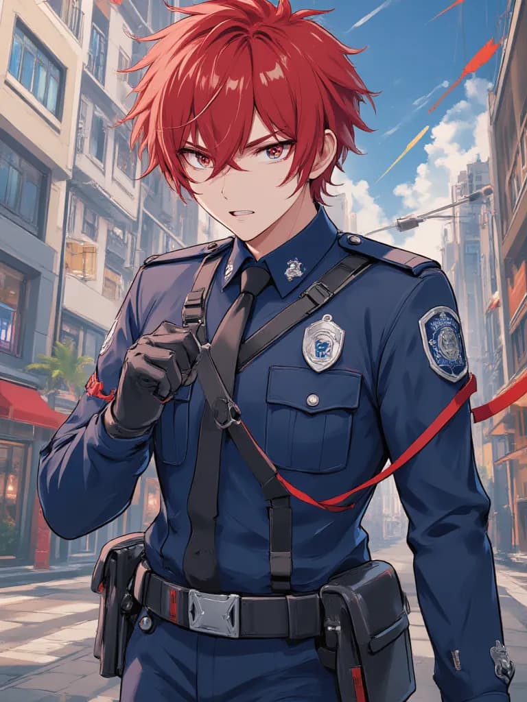 Thumbnail of Police officers Finn and Gumie
