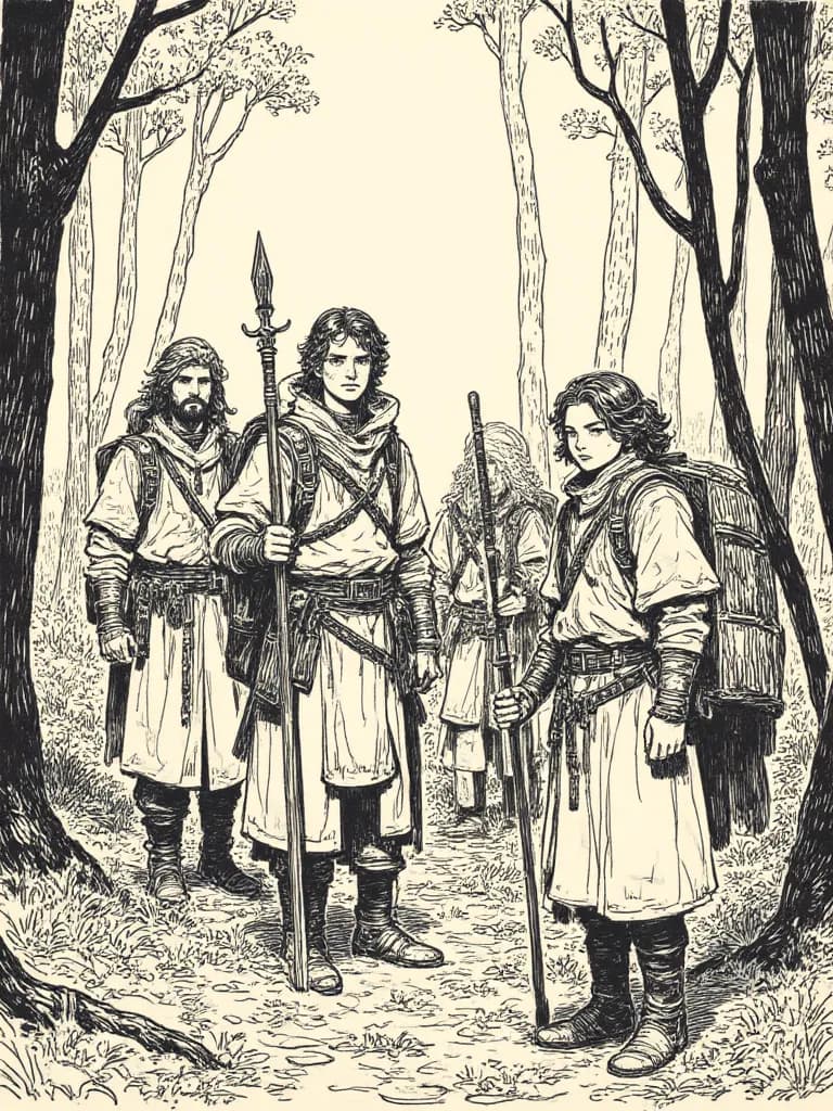 Thumbnail of The Flaming Spear (Group of Adventurers)