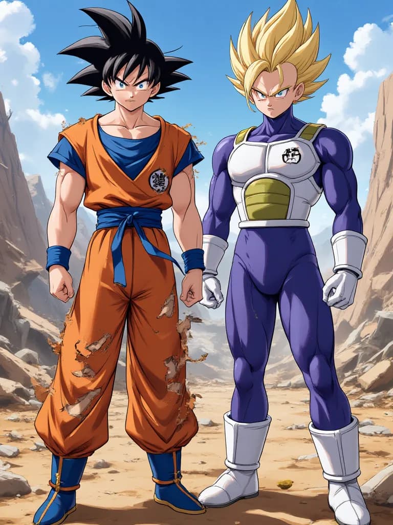 Thumbnail of Гоку и Вегета — Saiyan Overlords