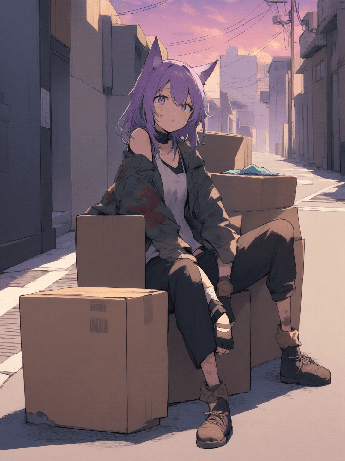 Thumbnail of Emily (homeless cat girl)