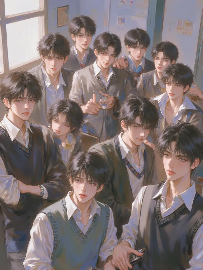 Thumbnail of 1 boy named haiku second boy named Jacob third boy name Kay fourth is ramdom