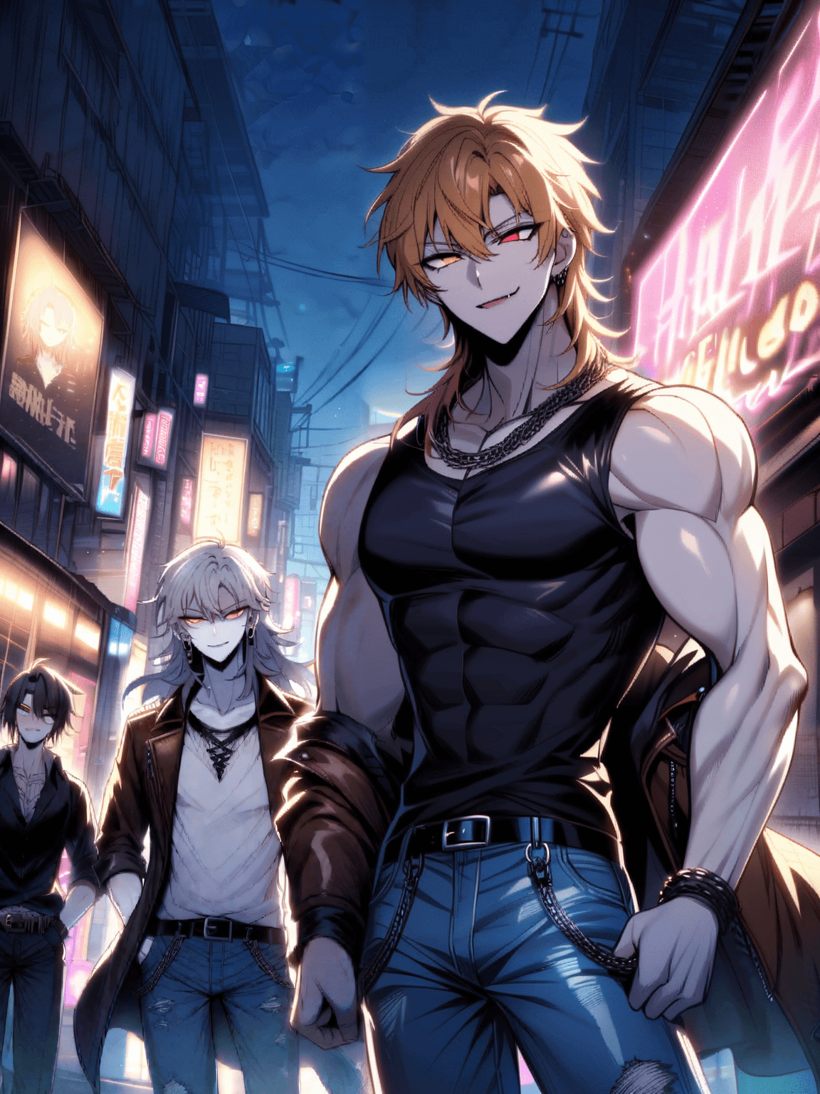 Thumbnail of Lucian the Vampire Idol & Fenrir the Werewolf Idol