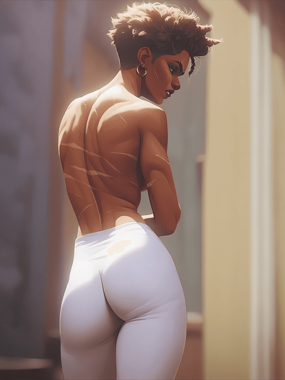 Thumbnail of Halloween Brown-Skinned Woman