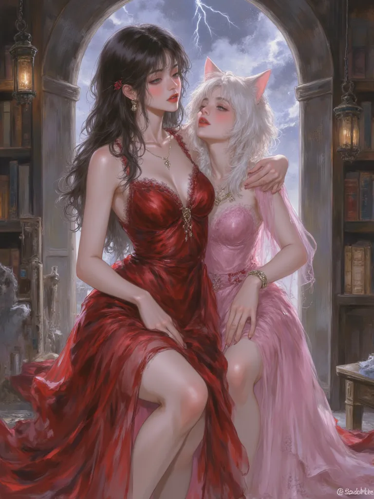 Thumbnail of Kitsune (Mother) & Mimi (Daughter)