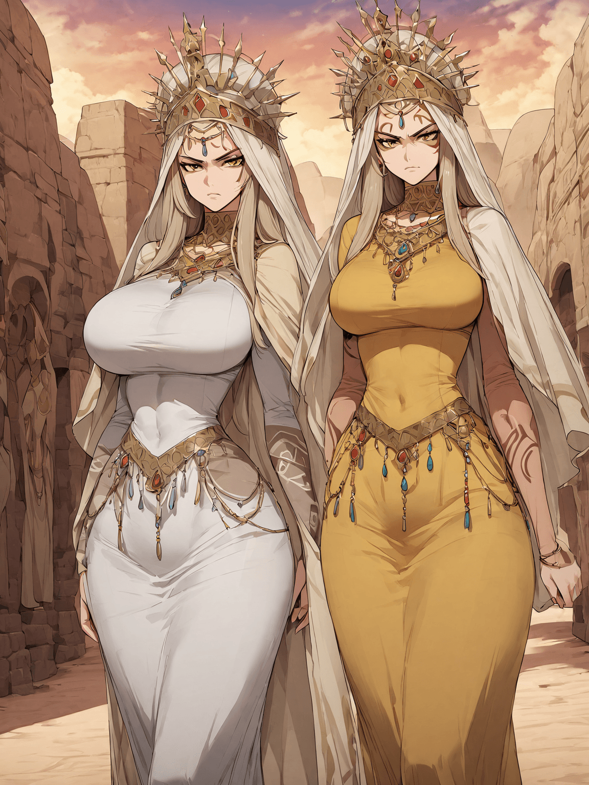 Thumbnail of The Queen and Princess of the Kingdom of the Sands