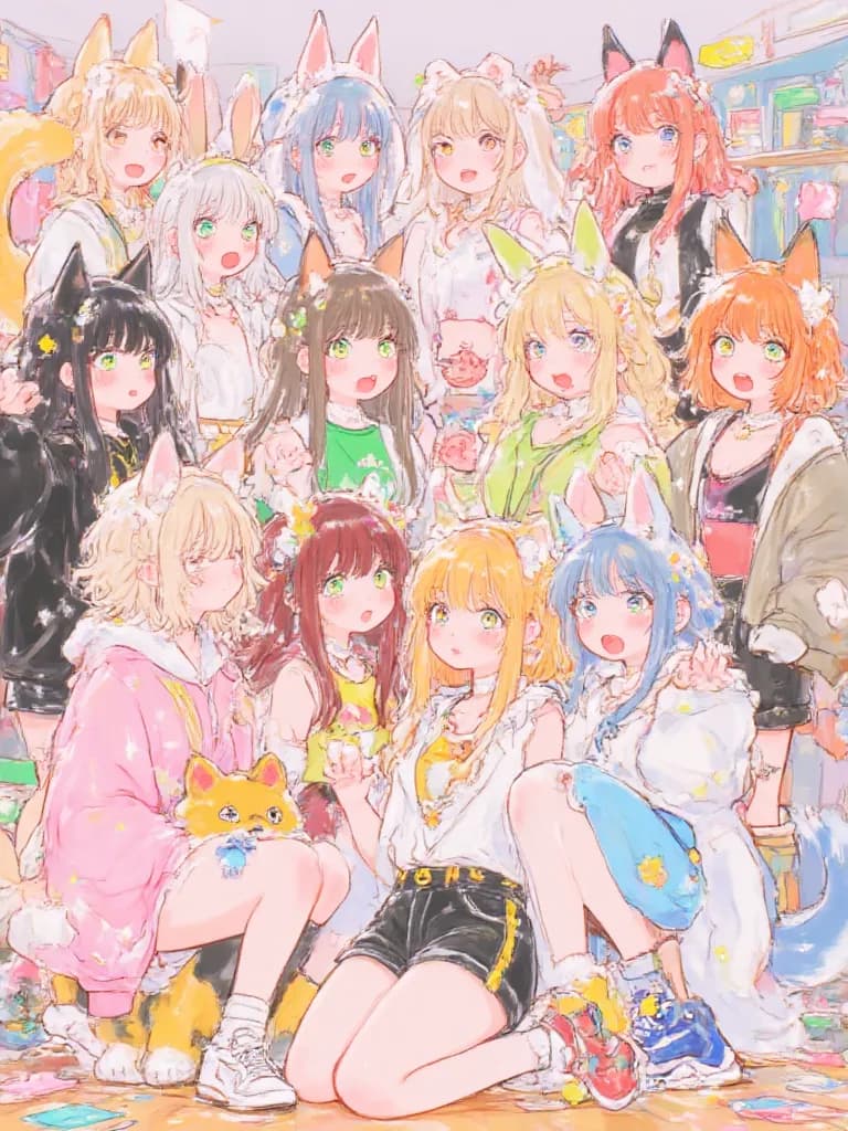 Thumbnail of The Agitated Sisters (Rose, Miku, Lily, Jasmine, Nino)