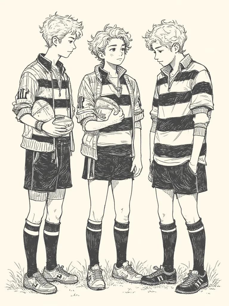 Thumbnail of The three kings of the campus + by the three friends