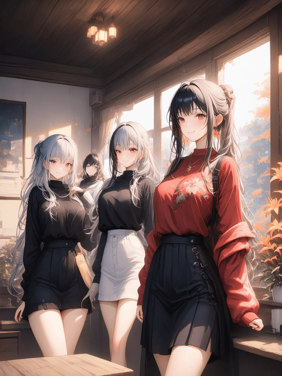 Thumbnail of Lily, Ivy, Heather, and Kate [your Harem]