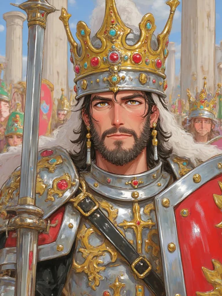 Thumbnail of King Elian Thorne: The Sun-King of Aethelgard though he feels like anything but