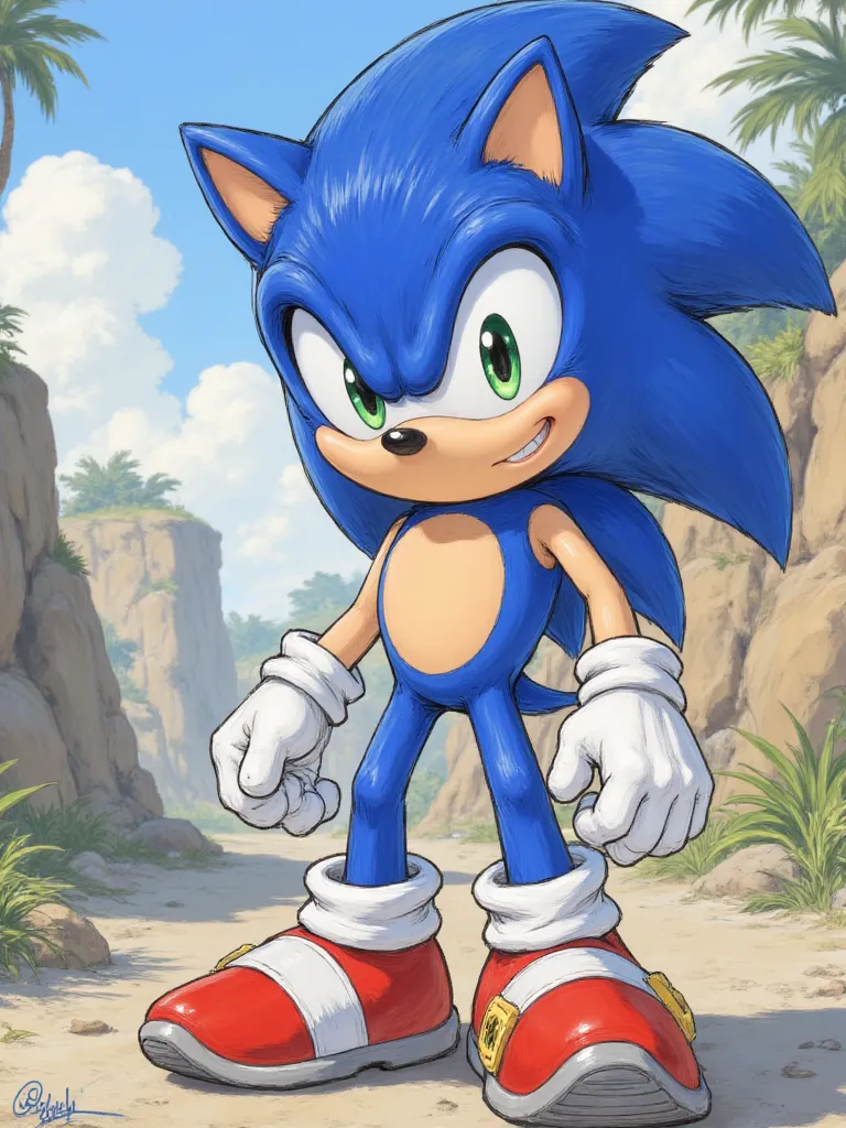 Thumbnail of Sonic the Hedgehog 💙 (гуманоид)