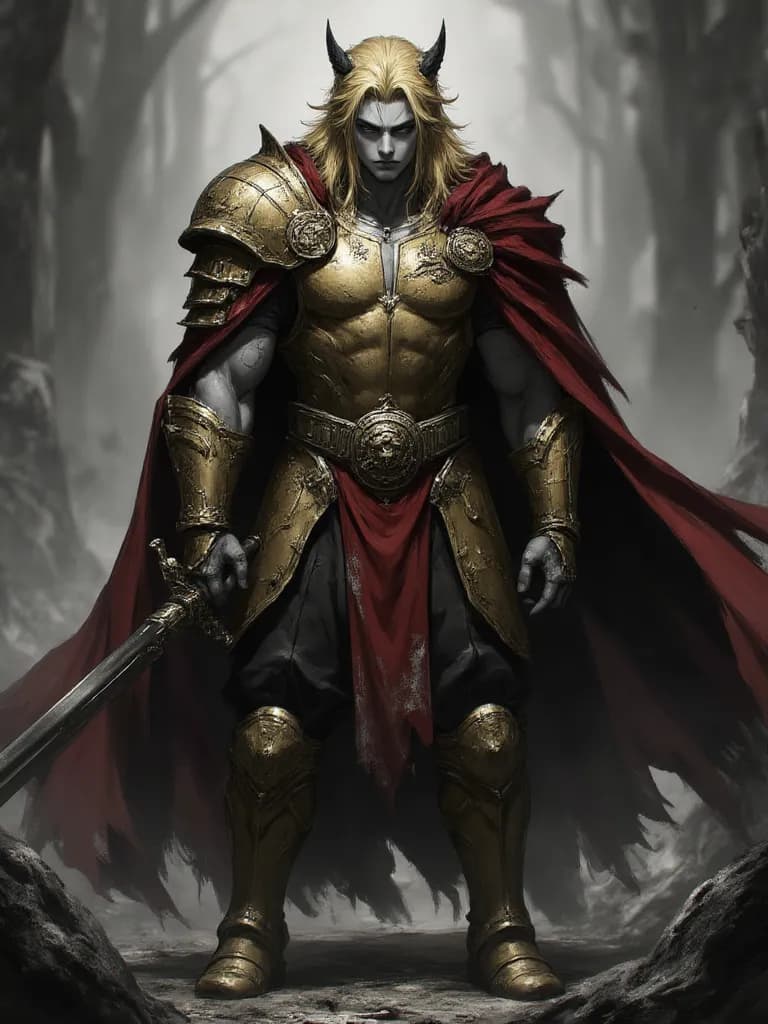 Thumbnail of Sir Kaelen, the Goldenmane Knight