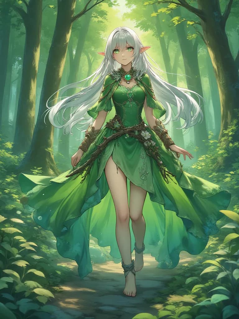 Thumbnail of Elara, the Whispering Grove Guardian