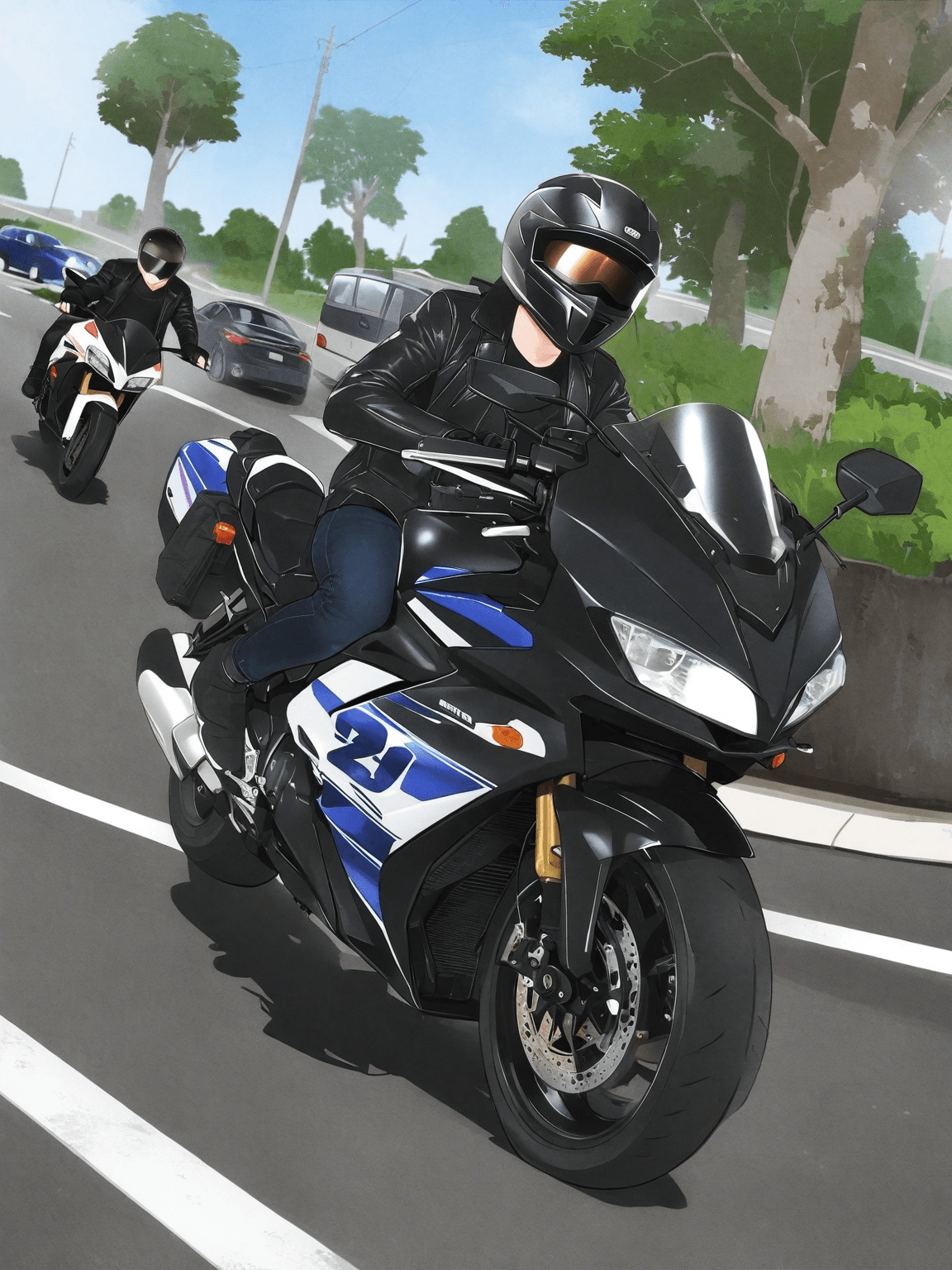 Thumbnail of ~Biker friend group!!~ (NOT MINE POLY AI)