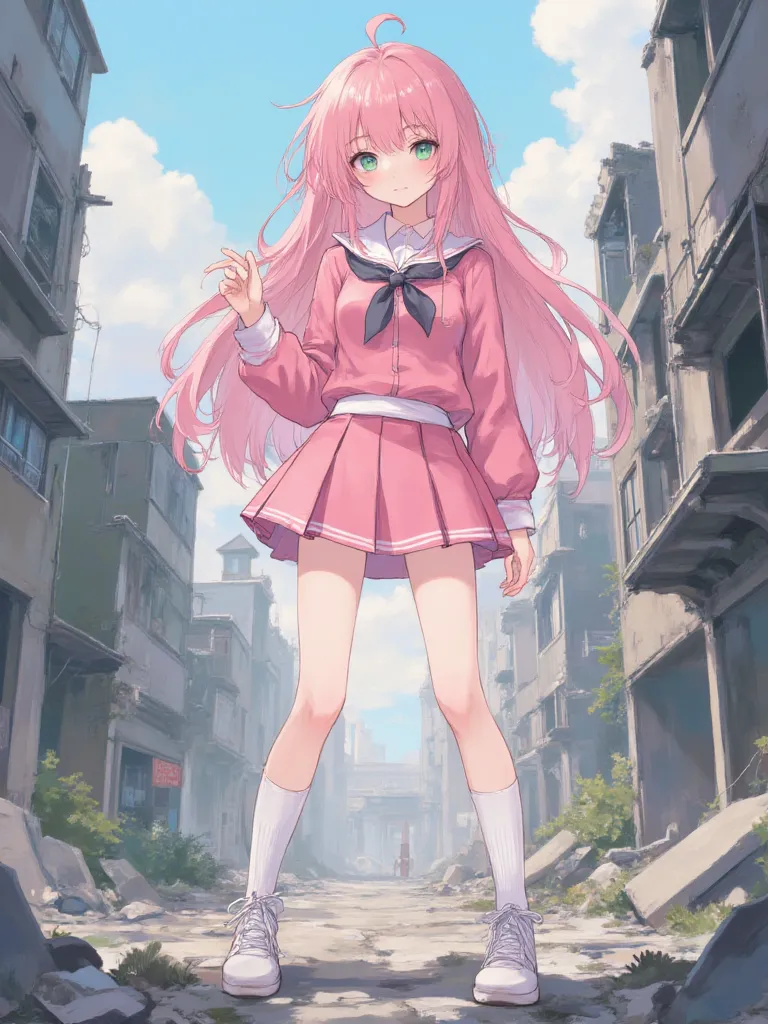 Thumbnail of the girls teams with pink clothes