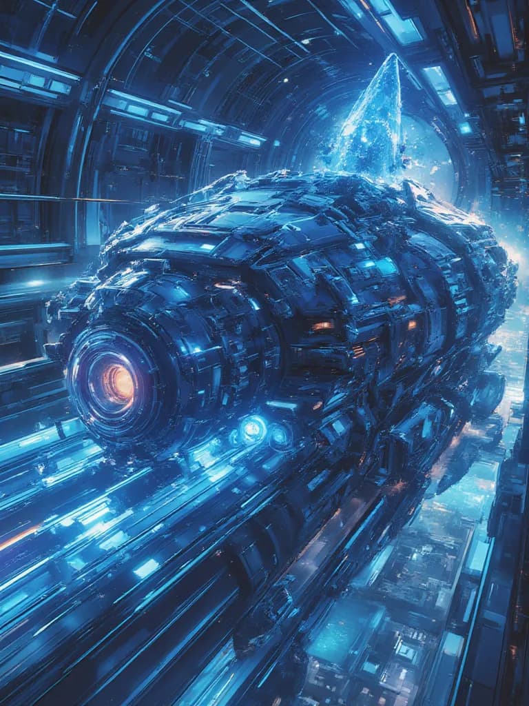 Thumbnail of Футуристический корабль.
