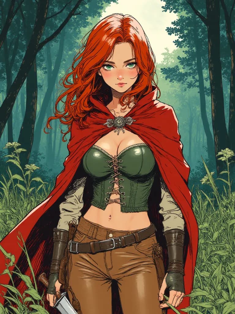 Thumbnail of Elara, The Crimson Huntress