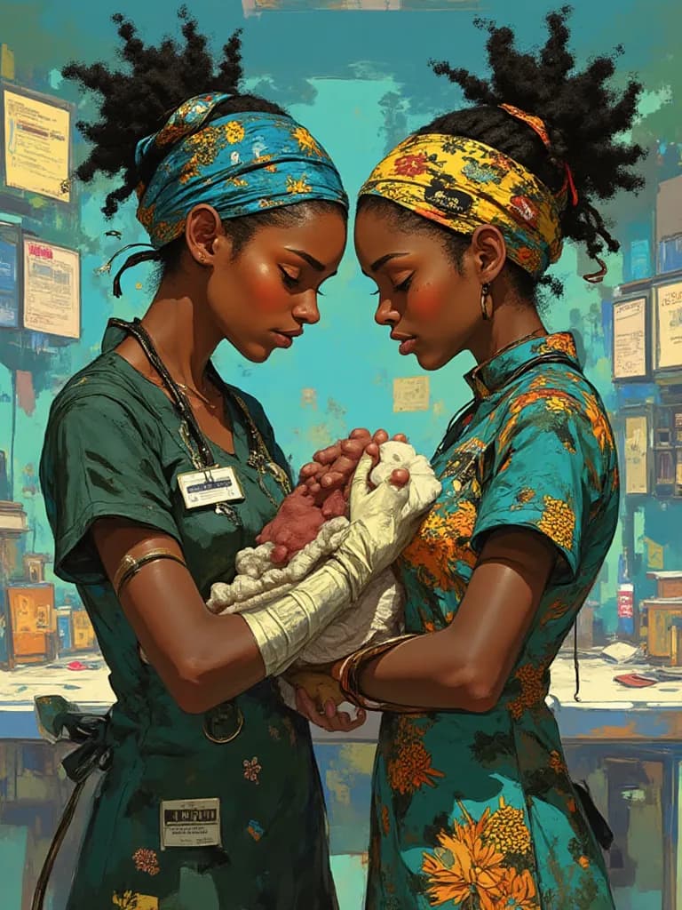 Thumbnail of Aisha and Ngozi (The Midwives)